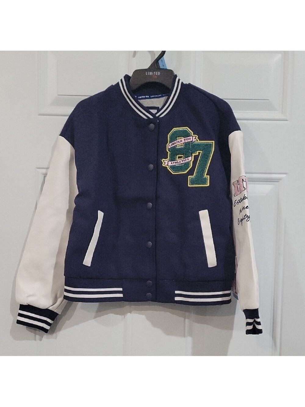 Girls Limited Too Varsity Jacket Multiple Sizes